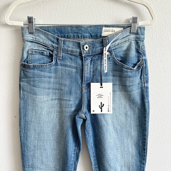 NWT Pistola Audrey Distressed Jeans Size 27 - Picture 5 of 10